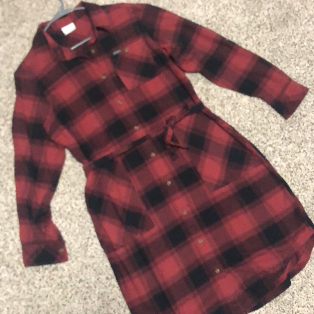 Columbia plaid dress